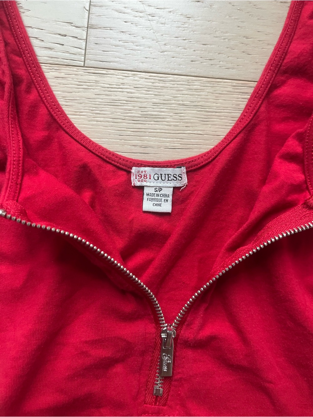 Guess Y2K Red Women's Red Shirt - Picture 3 of 4